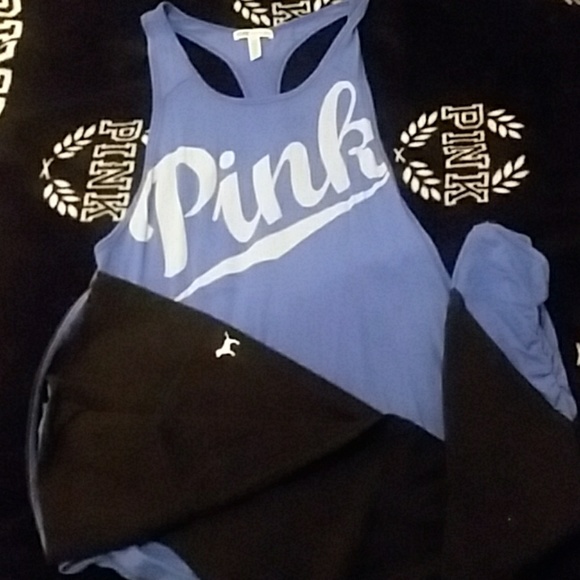 🚫TRADED🚫Vs PINK tank set - Picture 1 of 3